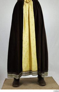  Photos Woman in Historical Dress 59 17th century Historical clothing brown yellow and dress lower body skirt 0001.jpg